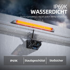 eRapta Magnetisch Solar Rückfahrkamera Kabellos mit 7" 1080P Monitor: 9600mAh Akku 1 Mins DIY Installation & Dual-Split Funk Rückfahrkamera, IP69K Wasserdicht Rückfahrkameras für Auto, LKW, Van, RV