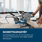 Bosch Professional Kappsäge GCM 8 SJL (1600 Watt, Sägeblatt-Ø: 216 mm, im Karton)