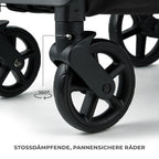 Kinderkraft LOOM Kompakter und leichter Buggy, automatisches Zusammenklappen, große pannensichere Räder, verstellbare Rückenlehne, ab Geburt bis 22 kg, Grün