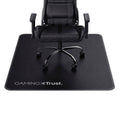 Trust Gaming GXT 715 Bodenschutzmatte 99 x 120 cm, Stuhlunterlage für Gaming Stuhl & Bürostuhl, Unterlage für Hartböden, Schreibtischstuhl Unterlage aus Robustem Material – Schwarz