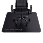Trust Gaming GXT 715 Bodenschutzmatte 99 x 120 cm, Stuhlunterlage für Gaming Stuhl & Bürostuhl, Unterlage für Hartböden, Schreibtischstuhl Unterlage aus Robustem Material – Schwarz