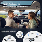 MSXTTLY Vakuum Magnetischer Handyhalterung Auto für Magsafe Autohalterung, 2026 Upgraded Vmag-S1 Handyhalterung Auto Magnet für Alle Handys, 360° Drehbar, Schwarz