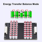 Annadue 12S Bis 16S Akku Aktiver Equalizer, Lifepo4 Lithium Lipo Akku Energie Aktiver Equalizer, 1,8V Bis 4,5V 0 Bis 5,5A Equalizer Lifepo4 Li Ion Lithium Lipo Board mit Kabel für LTO LPO LFP NCM