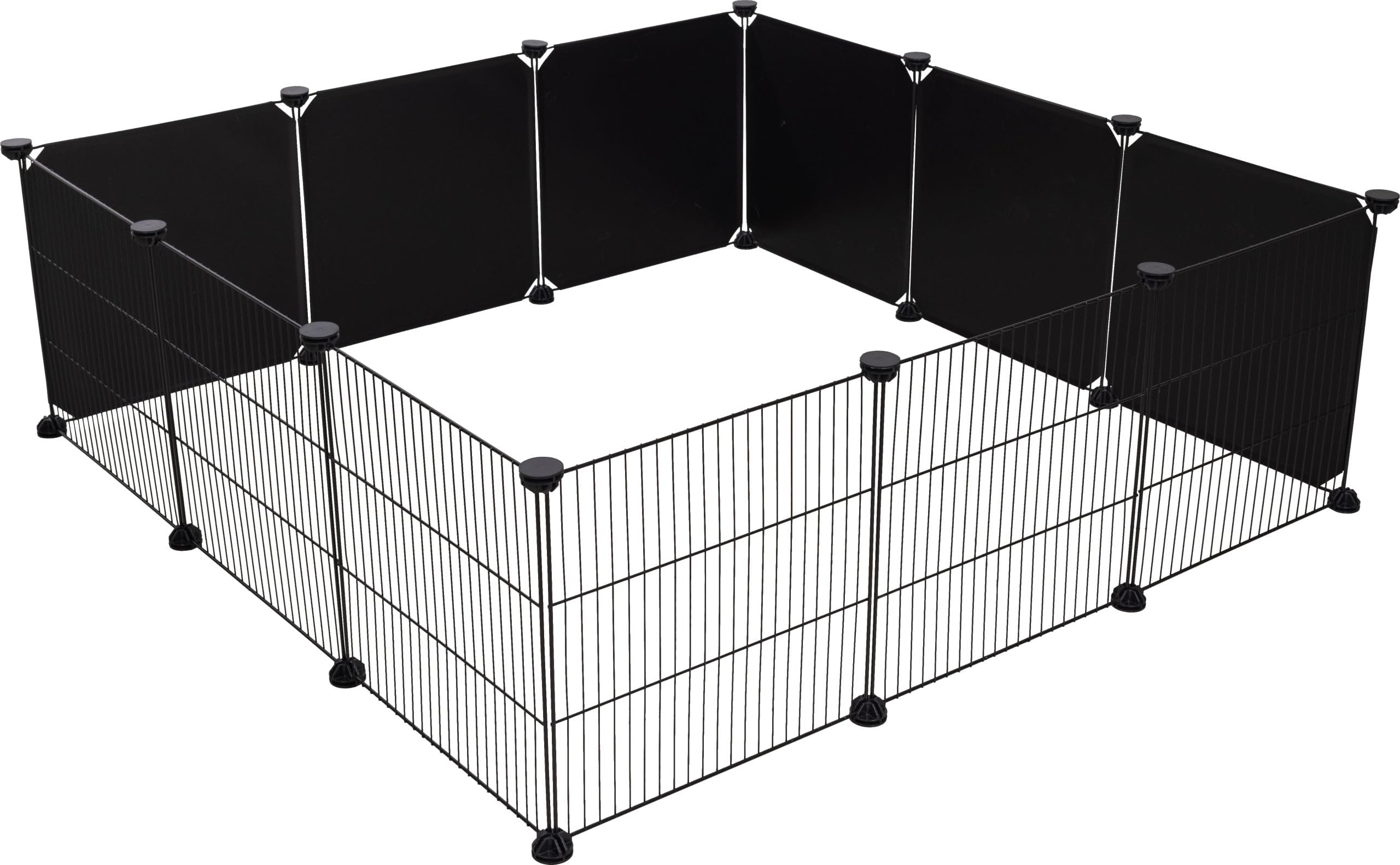 Kerbl Pet Erweiterung 6X Kunststoffwand-Elemente für Indoor-Freigehege Hopsi, 35x35 cm je Element
