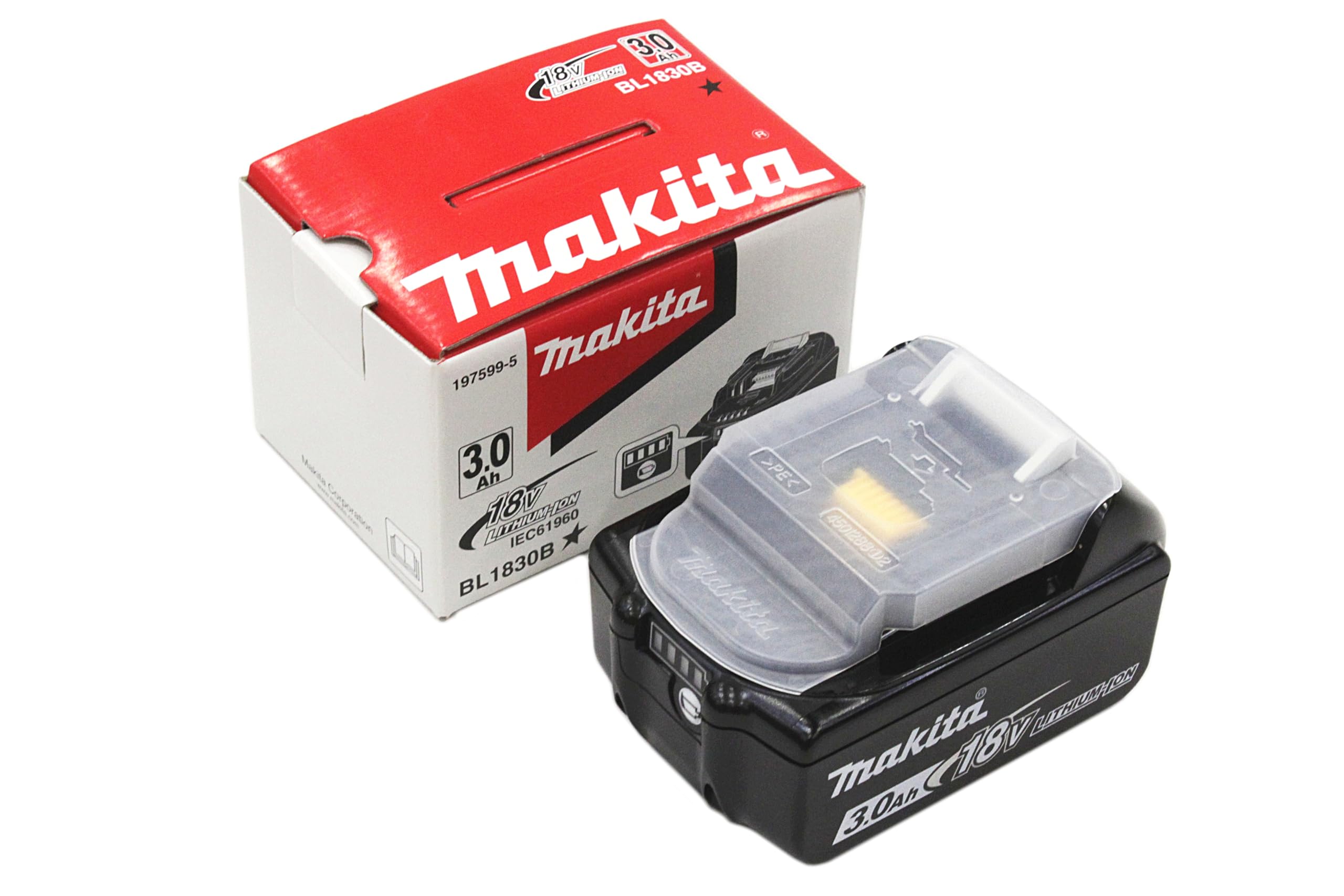 Makita 197599-5 Akku-BL1830B Li 18,0V 3Ah, 3 W, 18 V, M