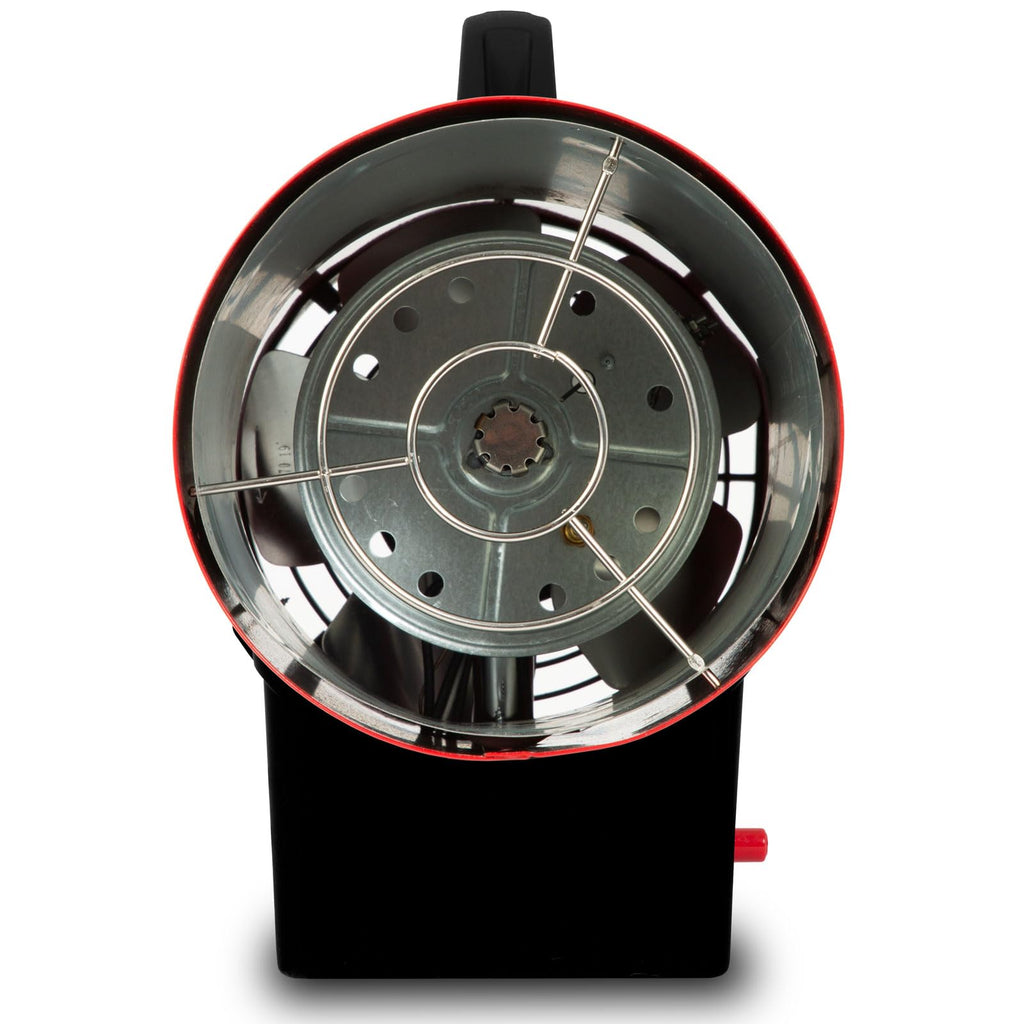 EBERTH Gasheizgebläse 15 kW Direkt, Heizkanone Gas, Luftdurchsatz 320 m³/h, Gasheizer mit Schlauch, Druckminderer, für Propan-/Butangasflasche, Gas Heizgebläse mit Überhitzungsschutz, Flammensicherung