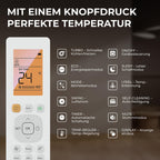 Kältebringer Split Klimaanlage Quick Connect - 12000 BTU (3,5 kW) - Klimagerät mit Heizfunktion, WiFi & App, bis 55qm, sehr leise - 5m Kupferleitung, Kältemittel R32, Montagematerial, Wandhalterung