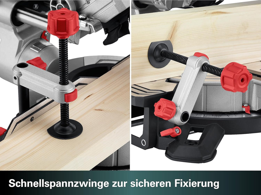 metabo Kappsäge KGS 305 M - 2000 W, 305 mm Schnittbreite, 110 mm Schnitttiefe - LED-Laserschnittführung, beidseitige Neigung, präzise und leistungsstark - Inkl. Maschinenständer KSU 401 und Zubehör