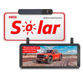 Solar Rückfahrkamera Kabellose : 2 Min Installation 7,2 Zoll 1080P HD Monitor Mit DVR Aufzeichnung Doppelantennen Stabiles Bild IP69K Wasserdicht Rückfahrkameras für Auto Lkw Wohnwagen Camper Anhänger