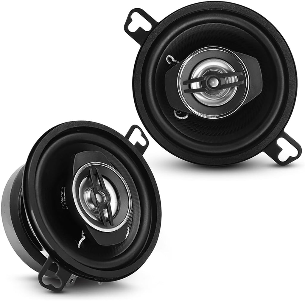 Pyle Autolautsprecher 8,8cm (3,5") – 2-Wege Koaxial Lautsprecher System 120W, 4 Ohm Impedanz, 1" Neodym Hochtöner, 4cm (1,6") Einbautiefe, KSV Spule, Poly Injection Membran – Einbaulautsprecher Auto