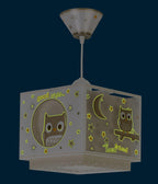 Dalber kinderlampe Pendelleuchte Hängelampe Eule Tiere Good Night, Beige