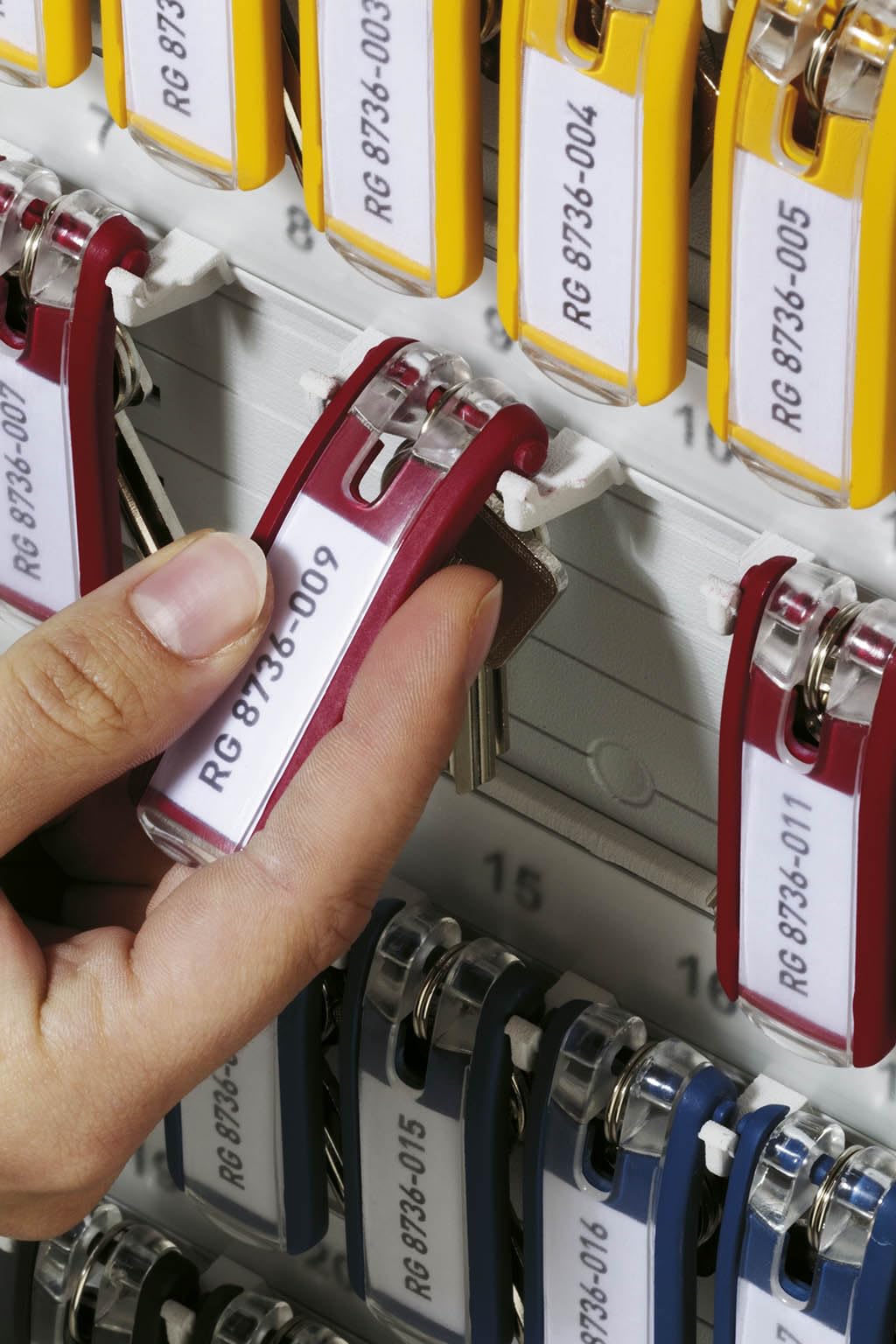 Durable Schlüsselkasten Key Box Code 36 (Zahlenschloss) für 36 Schlüssel, silber, 196623