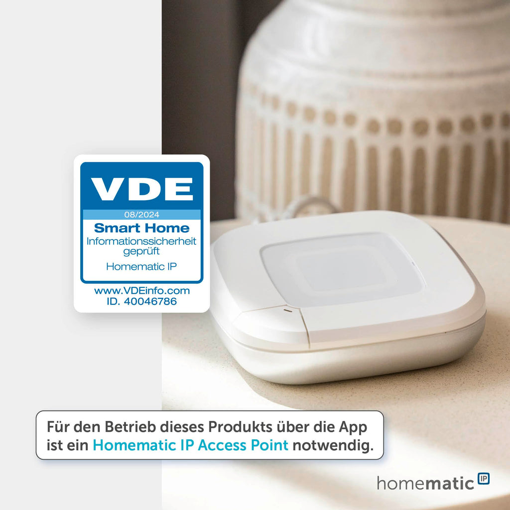 Homematic IP Erweiterungsset Heizen – Basic, Smart Home, 3X digitaler Thermostat Heizung, Steuerung per App, Alexa, Google Assistant, einfache Installation, Energie sparen, 161216A1
