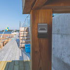 ABUS KeyGarage 727 Mini - Schlüsselbox zur Wandmontage - für bis zu 8 Schlüssel oder kleine Wertgegenstände - Schwarz-Silber