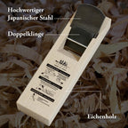 SUIZAN Kanna Japanischer Handhobel 60mm - Professionelle Holzhobel Blockhobel Holzbearbeitungswerkzeuge
