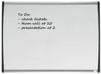 Nobo Kleines Magnetisches Whiteboard mit Gewölbtem Rahmen, Wandmontage, Inkl. Whiteboard-Marker, Magneten & Schaumstoff-Klebepads, Zuhause/Büro, 585 x 430 mm, 1903783