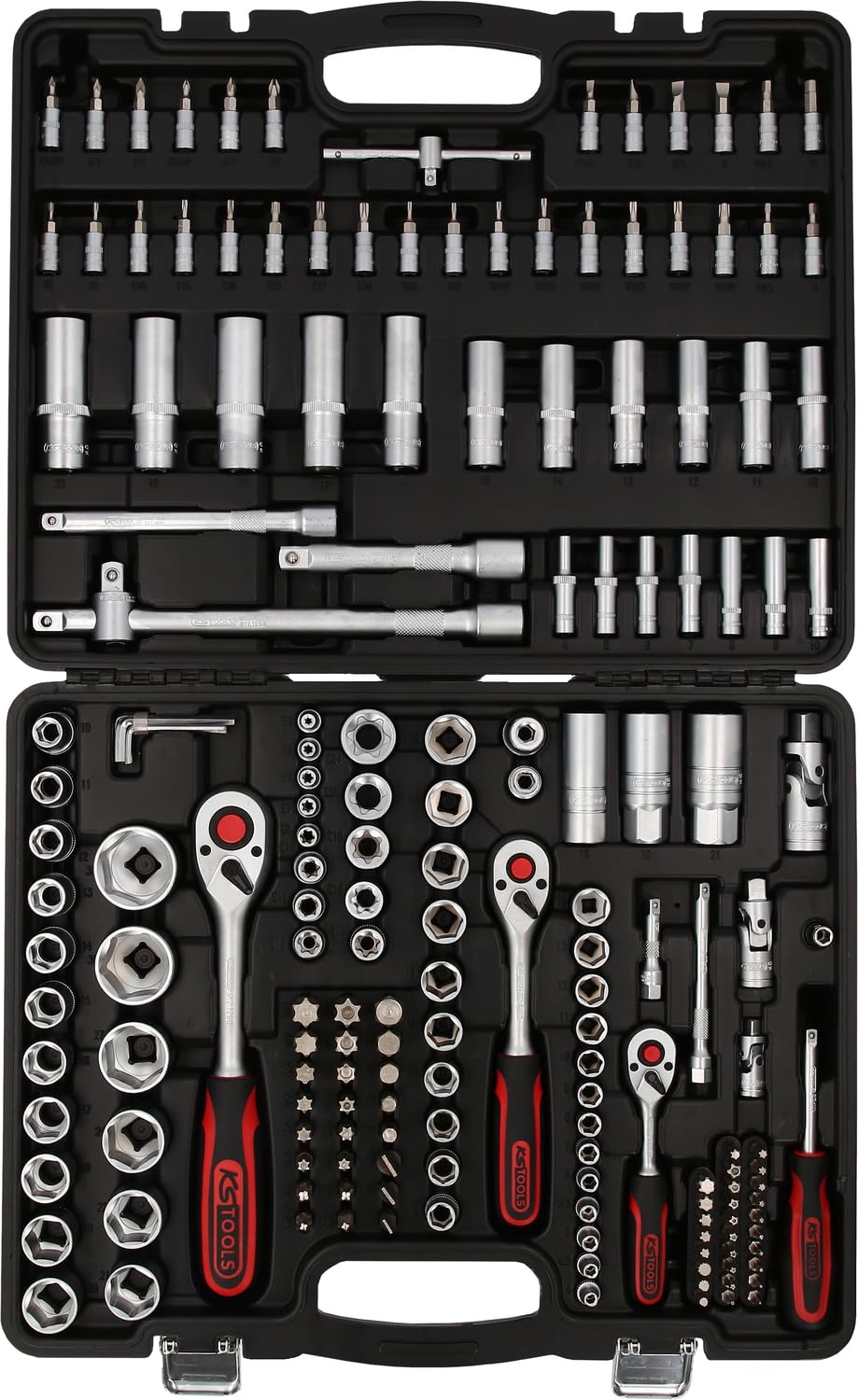 KS Tools 917.0779 1/4"+3/8"+1/2" Steckschlüssel-Satz, 179-tlg