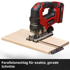 Einhell Professional Akku-Stichsäge TP-JS 18/135 Li BL Power X-Change (18 V, 135 mm Schnitttiefe in Holz, 26 mm Hubhöhe, Brushless, inkl. Sägeblatt, ohne Akku und Ladegerät)