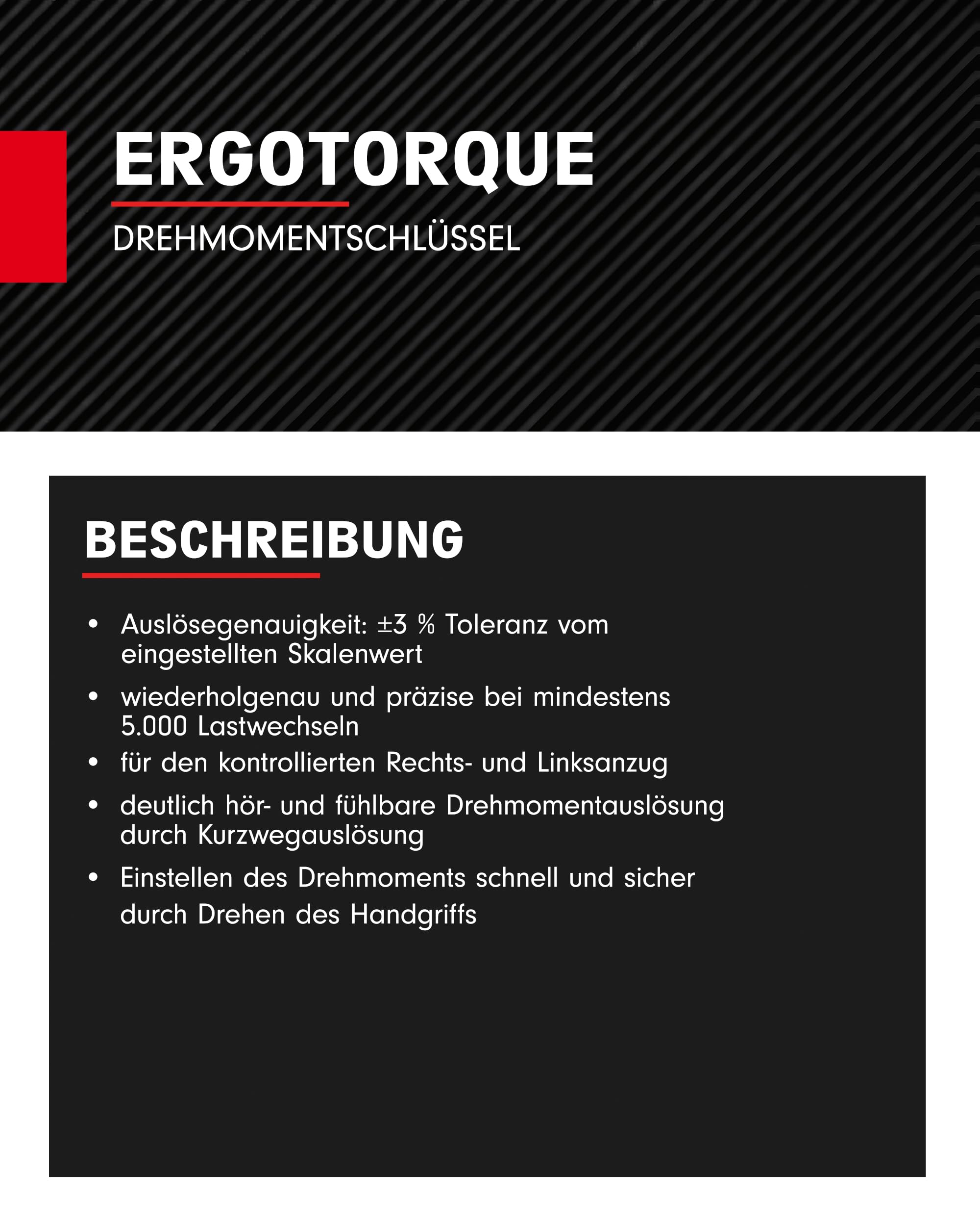 KS Tools Ratschen Drehmomentschlüssel 1/2 Zoll Drehknopf ERGOTORQUEprecision 516.1442 I 40-200 Nm I Mit Doppelskala in Nm und lbf•ft I Präzisions Schraubenschlüssel