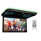 XTRONS 19,5 Zoll HD-Digital TFT 16: 9-Bildschirm-Auto-Overhead-Video Ultradünner Autodach-Player mit integrierten HDMI/AV/USB-Lautsprechern und Buntem Aura-Licht
