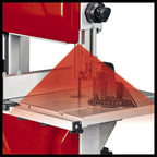 Einhell Bandsäge TC-SB 245 L (400W, Max. Sägebandgeschwindigkeit 726m/min, 245 Mm Durchlassbreite, Max. Schnitthöhe 101 Mm, Neigbarer Sägetisch, Parallel- Und Winkelanschlag, Absauganschluss)