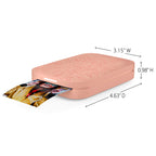 HP Sprocket 2x3 Sofortbilddrucker für Smartphones - Tragbarer, kabelloser Farbdrucker - Zink-Fotopapier mit Kleberückseite - Drucke von kompatiblen iOS- & Android-Geräten per Bluetooth-App - Rosa