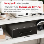 Honeywell 6104 Tresor Feuerhemmender Minisafe Dokumentenkassette, 5 L mit Schlüsselschloss