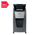 Rexel Optimum AutoFeed+ 300X Automatischer Aktenvernichter, 300 Blatt automatisch, Sicherheitsstufe P4, Partikelschnitt, für Büros und Abteilungen, 60 Liter Abfallbehälter, mit Lenkrollen, 2020300XEU