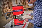 Einhell Bandsäge TC-SB 200/1 (werkzeugloser Sägeblattwechsel, Parallelanschlag, Höhenverstellung, kugelgelagerte Führung, Tisch stufenlos neigbar)