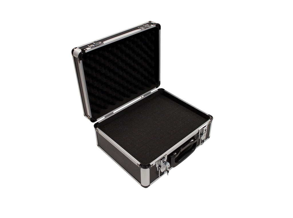 PeakTech Universalkoffer P 7300 – abschließbarer Universal-Transportkoffer mit Würfelschaumstoff – tragbarer Fotokoffer – robuster Koffer mit Schutz vor Regen und Staub – M (320 x 250 x 150 mm)
