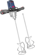 Güde Rührwerk GRW 1800 (professioneller Mörtel- und Farbrührer, 1800 W, max. 700 1/min, elektronische Drehzahlregulierung, Soft-Start-Funktion, Schalter für Dauerbetrieb, 2 Rührkörbe, Test SEHR GUT)