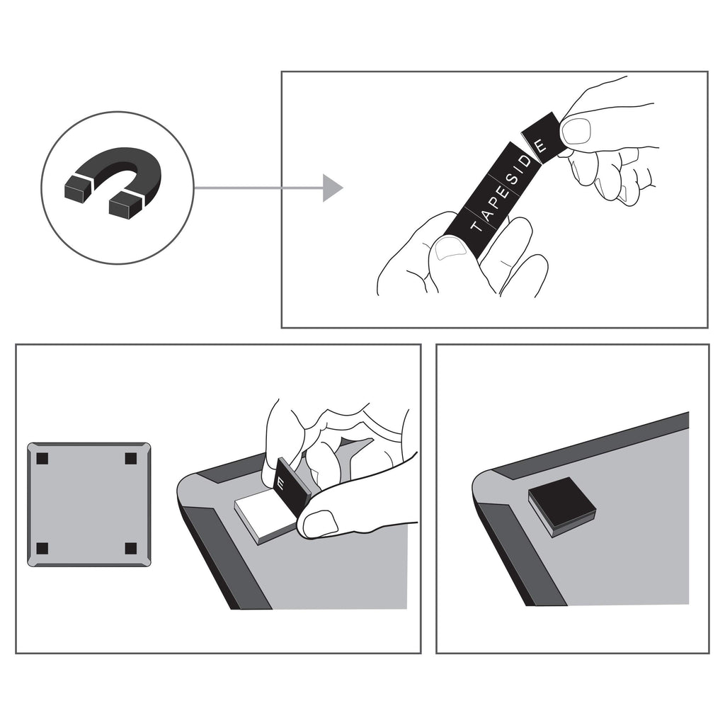 Nobo Kleines Magnetisches Whiteboard mit Gewölbtem Rahmen, Wandmontage, Inkl. Whiteboard-Marker, Magneten & Schaumstoff-Klebepads, Zuhause/Büro, 585 x 430 mm, 1903783