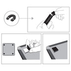 Nobo Kleines Magnetisches Whiteboard mit Gewölbtem Rahmen, Wandmontage, Inkl. Whiteboard-Marker, Magneten & Schaumstoff-Klebepads, Zuhause/Büro, 585 x 430 mm, 1903783