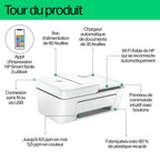 HP DeskJet 4220e Multifunktionsdrucker, 3 Monate gratis drucken Instant Ink inklusive, Drucker, Kopierer, Scanner, Mobiler Faxversand, WLAN, Automatische Dokumentenzuführung, Weiß