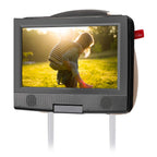 Hikig Kopfstützenhalterung DVD-Player Auto, Universal KFZ-Halterung für 7-11 Zoll Tragbare DVD-Player mit Drehbarem Bildschirm - Schwarz