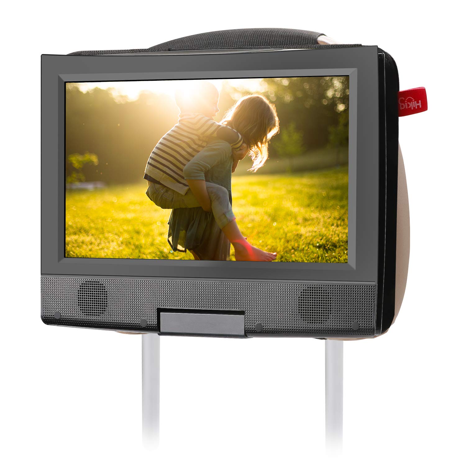 Hikig Kopfstützenhalterung DVD-Player Auto, Universal KFZ-Halterung für 7-11 Zoll Tragbare DVD-Player mit Drehbarem Bildschirm - Schwarz