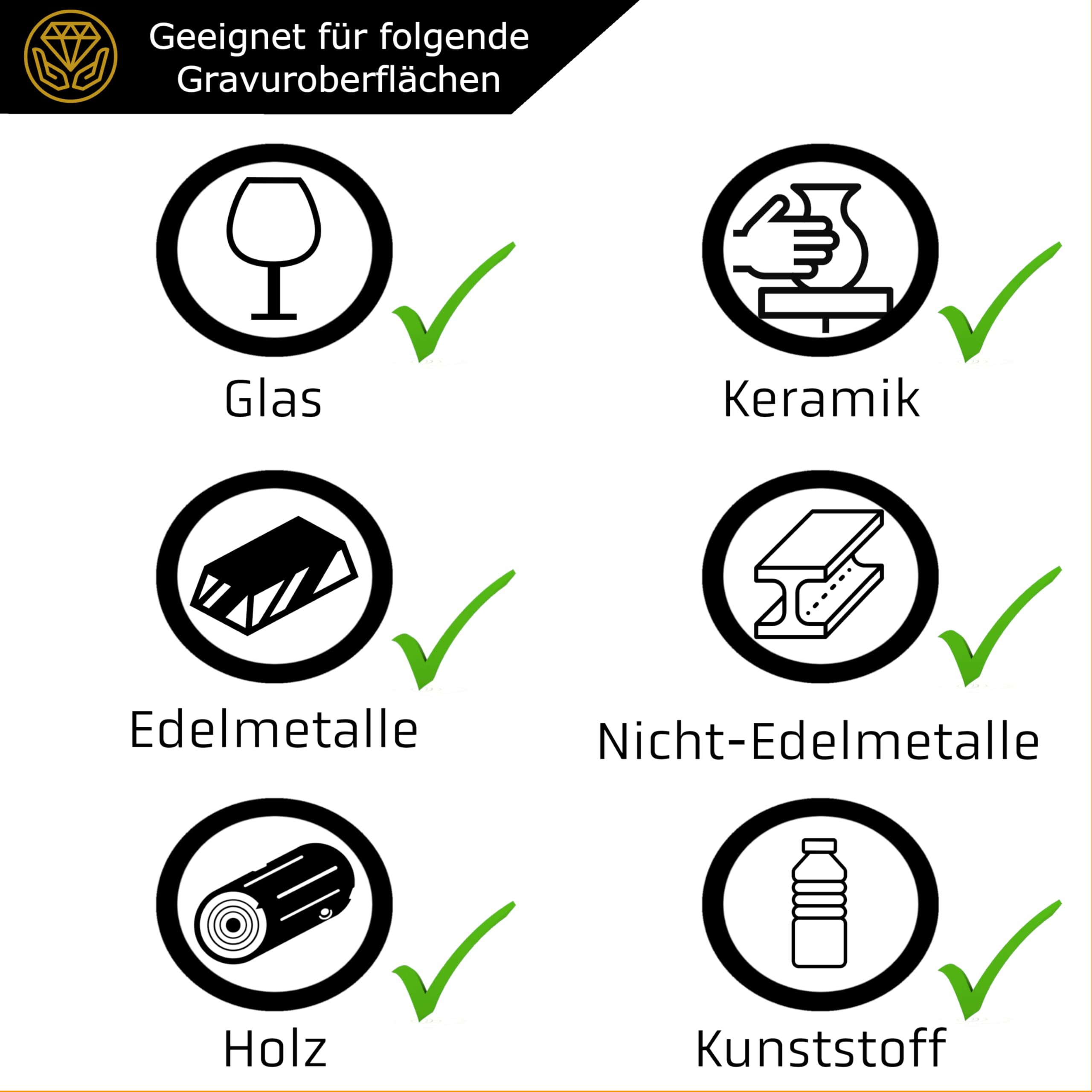 IRON HODL - Gravierstift mit Diamantspitze für Metall, Keramik, Glas gravieren - 2X AAA Batteriebetrieben - Engraving Pen Gravierstift Elektrisch für DIY Schmuck und Schloss Gravur Gerät (schwarz)