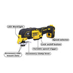 DeWALT DCS356N 18V Li-Ion accu multitool body - koolborsteloos, ohne Akku ohne Ladegerät