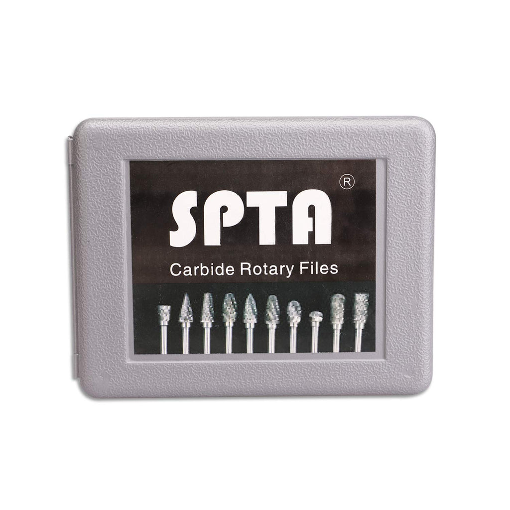 Wolframstahl Fräser, SPTA 8-Teilig Frässtifte 6mm Schaft Bit zum Holz Metall Marmor schnitzen, schleifen, gravieren usw, Bohren Tools, geeignet für Bohrmaschine, Multifunktionswerkzeug -CTBSET