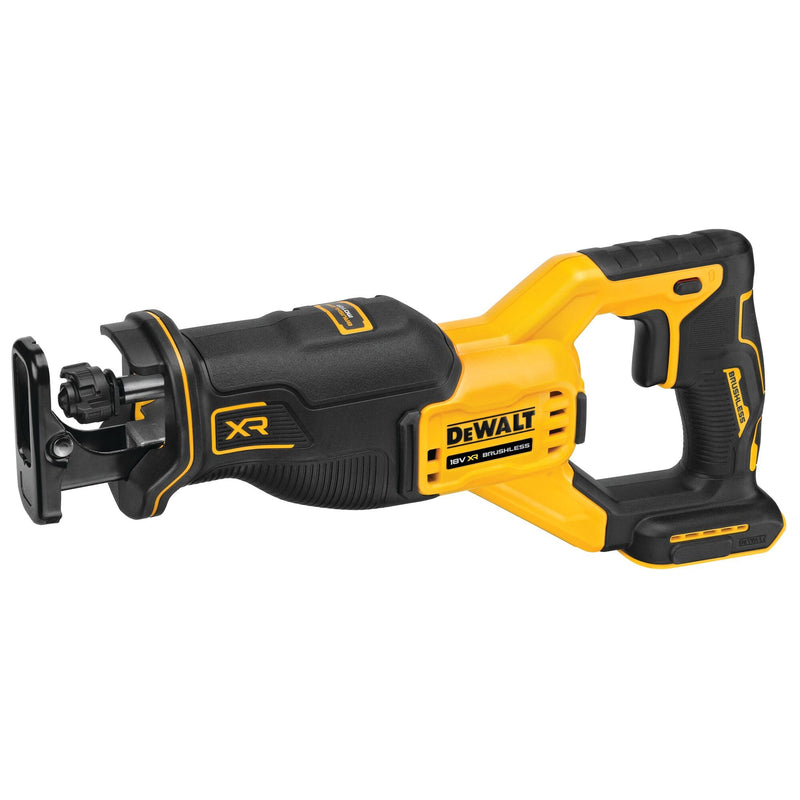 Dewalt 18V XR Akku-Säbelsäge DCS382N (bürstenloser Motor, sehr kompakt, max. Schnittleistung 300mm, hohe Schnittgeschwindigkeit, mit LED-Licht, Lieferung ohne Akku & Ladegerät)