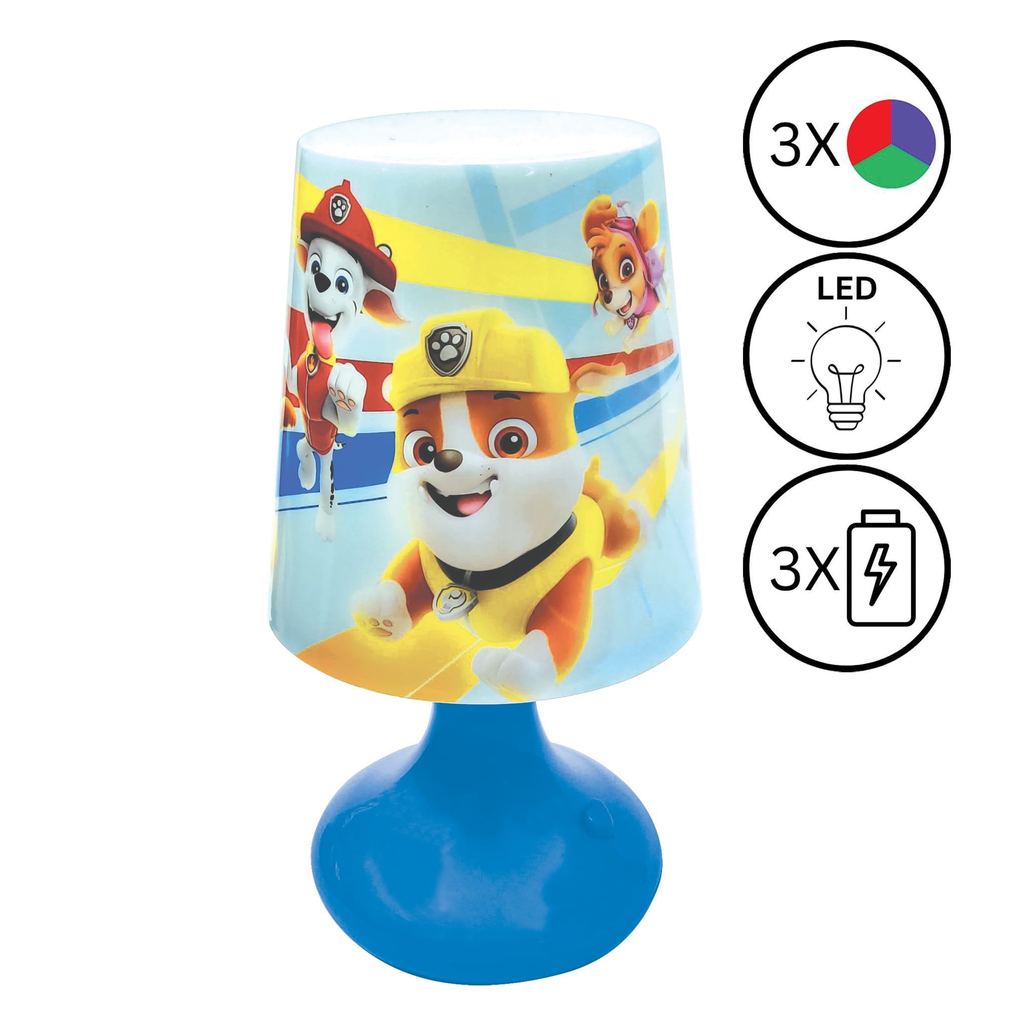 Lexibook - Paw Patrol - Nachttischlampe - Blau - MLT10PA