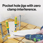 MicroJig MatchFit Dovetail Clamps – Zwingen für 14° Schwalbenschwanz-Nuten | Spannweite 130 mm, 269 kg Spannkraft, Werkbank-Zubehör