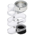Genmitsu CNC ABS Staubschutzschuh für CNC Maschinen mit einem 52mm Durchmesser Motor, für die meisten 300W-500W Spindelmotoren, Außendurchmesser 38mm, Transparent