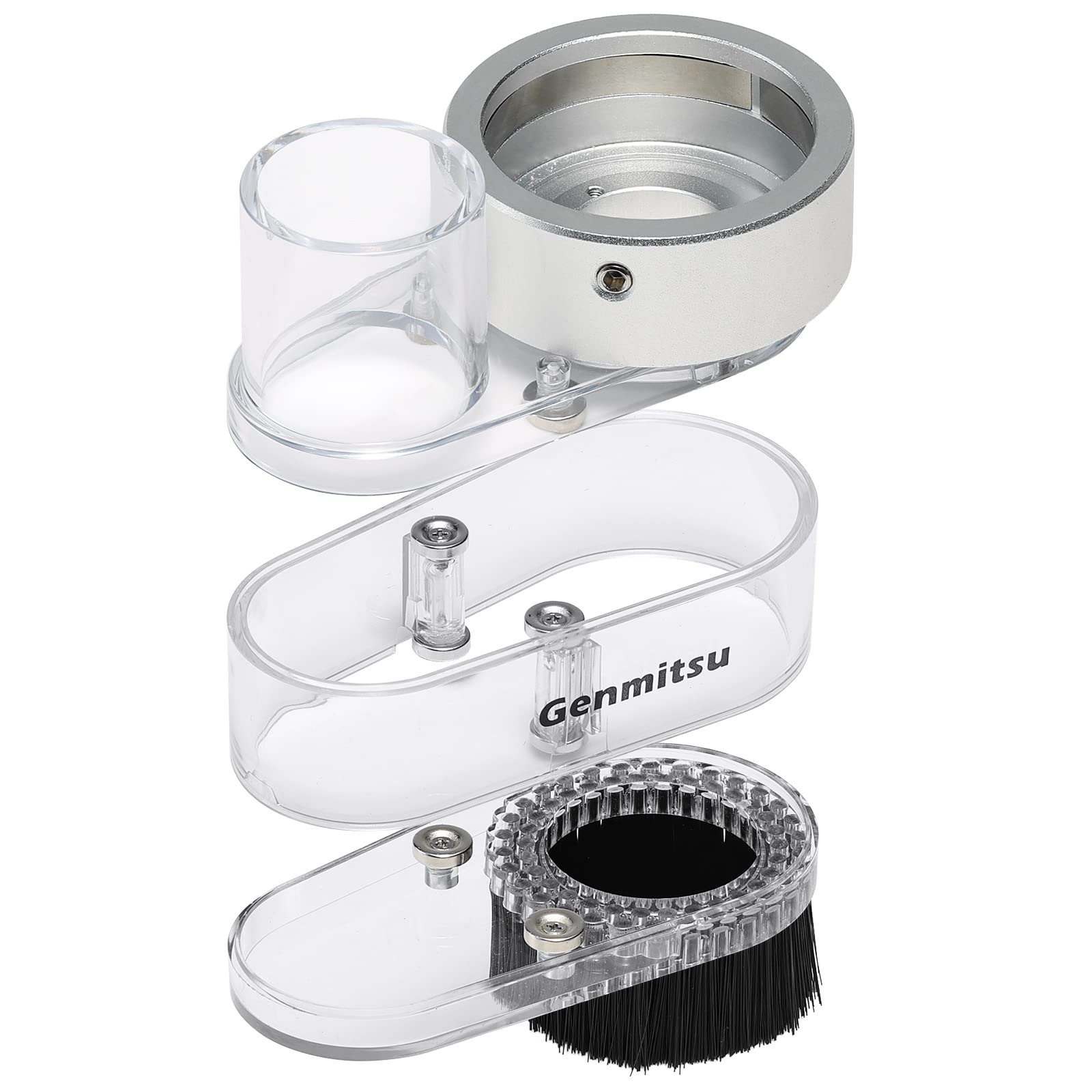 Genmitsu CNC ABS Staubschutzschuh für CNC Maschinen mit einem 52mm Durchmesser Motor, für die meisten 300W-500W Spindelmotoren, Außendurchmesser 38mm, Transparent