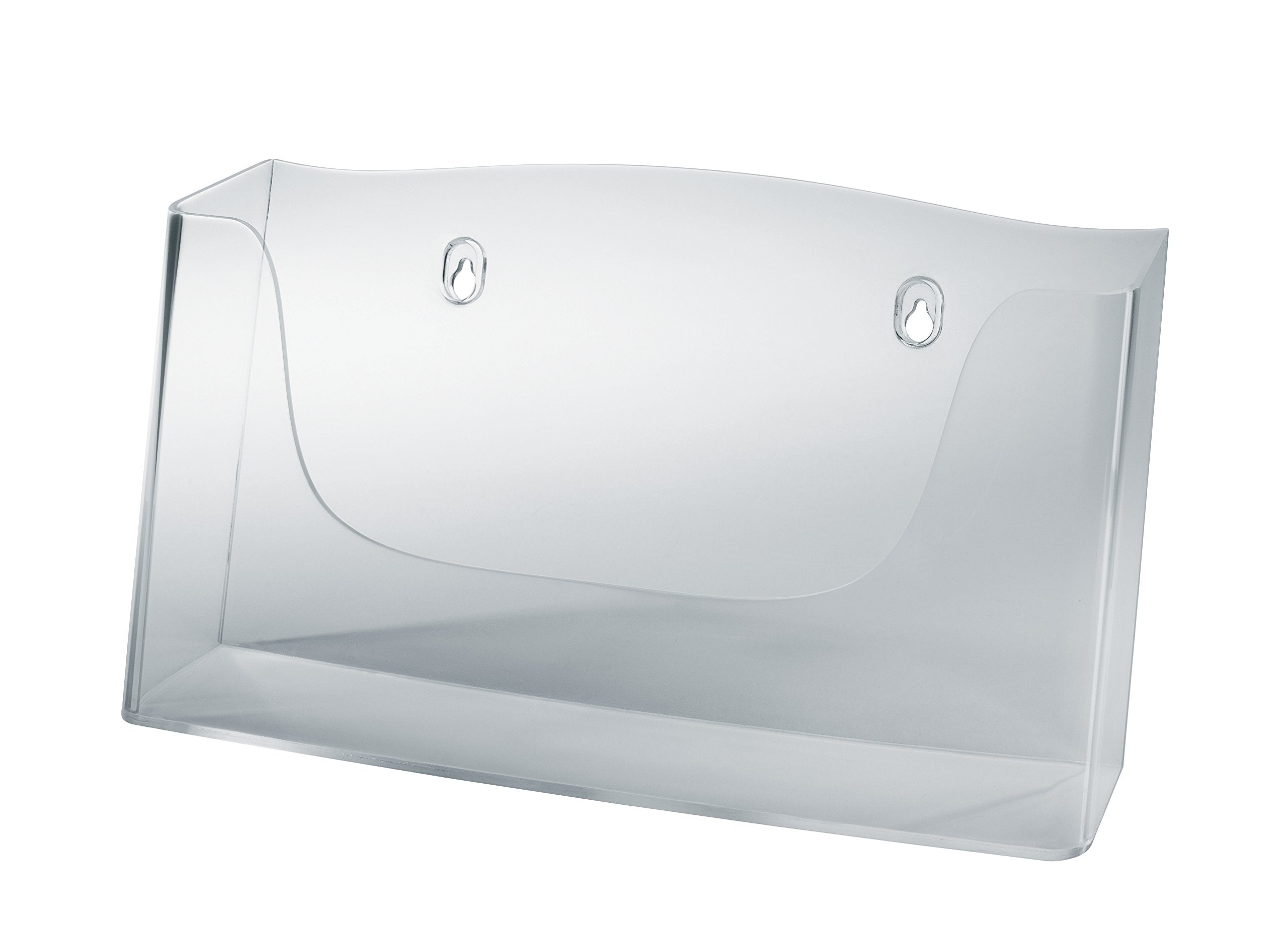 SIGEL LH118 Wand-Prospekthalter für DIN A4 quer, aus Acryl, transparent