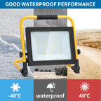 Aigostar LED Baustrahler 100W 8800LM (Ersetzt 880W),LED Arbeitsleuchte mit Stecker,Wasserdichtes Arbeitsscheinwerfer Bauscheinwerfer,für Werkstatt oder Baustelle,Garage, 6500K Tageslichtweiß