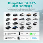 OTTOCAST (2026 Neu) 2-in-1 Wireless CarPlay & Android Auto Adapter, Mini Pico mit EIN-Knopf-Trennung, WiFi 6, Bluetooth 5.4, Plug & Play für Fahrzeuge mit werkseitigem CarPlay/Android Auto