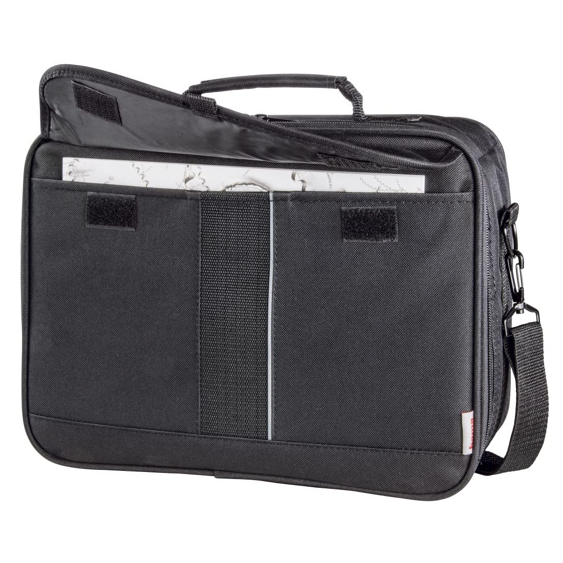 Hama Sportsline Beamertasche groß (Projektor Tasche Größe L, 27 x 39 x 15 cm für Acer, BenQ, Epson, LG, Optoma Beamer) Schwarz
