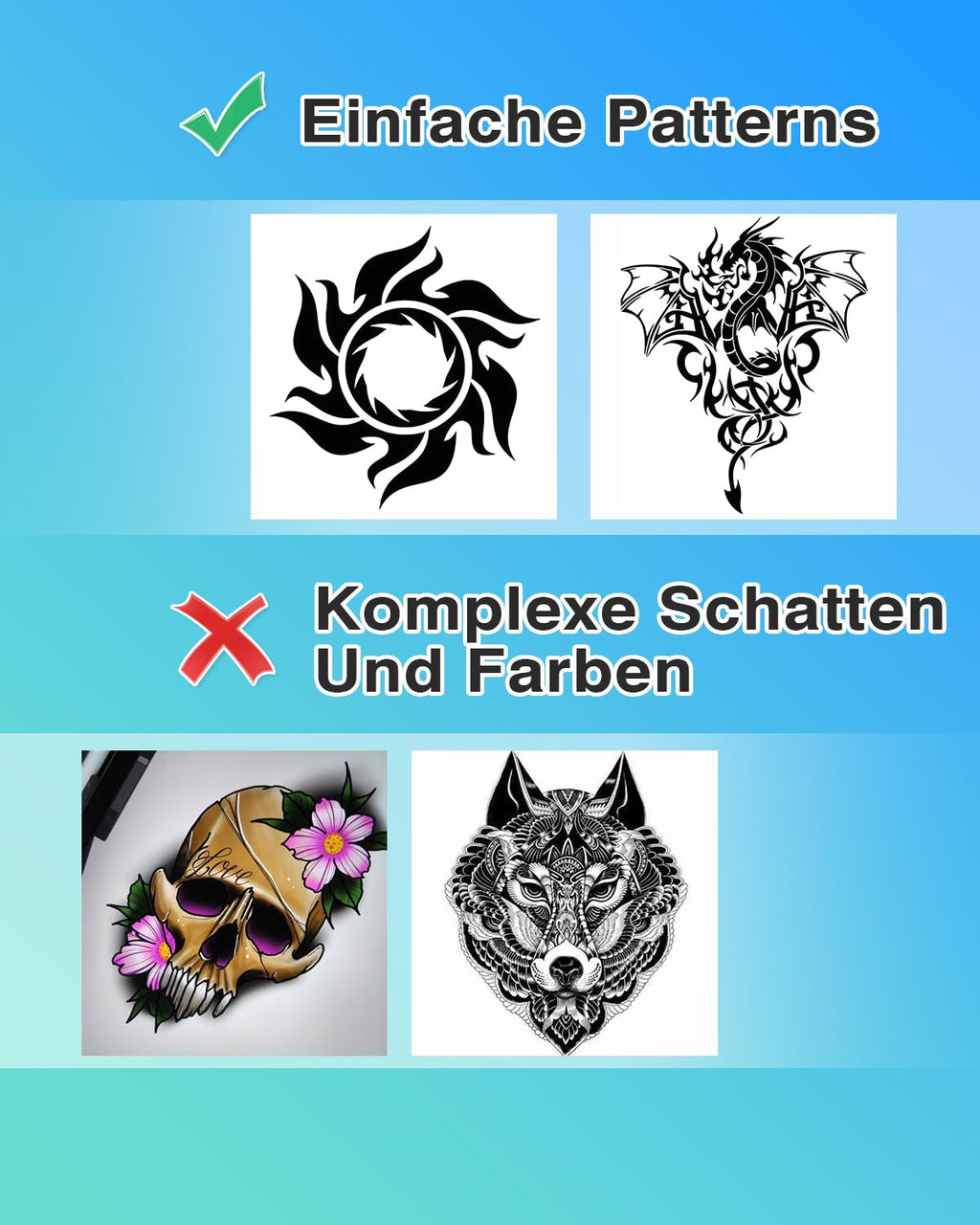 Phomemo M08F Tattoo Drucker Tattoo Stencil Drucker Transfer Maschine Professionelle Thermodrucker Kopierer Kompatibel mit Smartphone und PC mit 10pcs Transferpapier