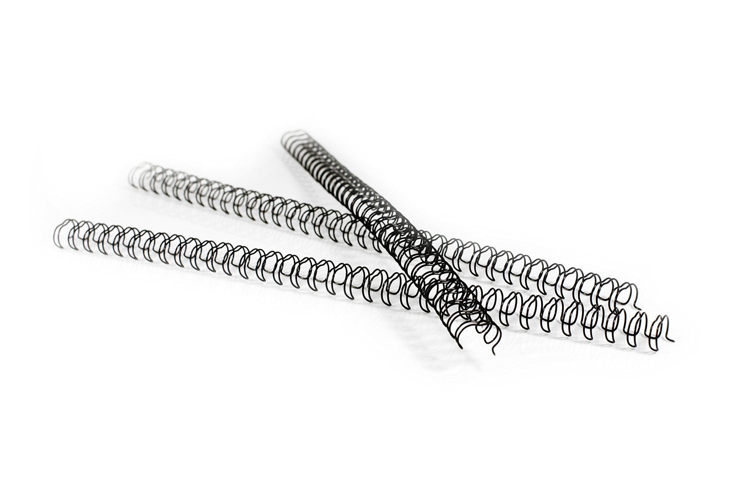 Pavo Premium Drahtbinderücken A4, 14.3 mm, 3:1 Teilung, 100-er Pack, 101-125 Blatt, schwarz